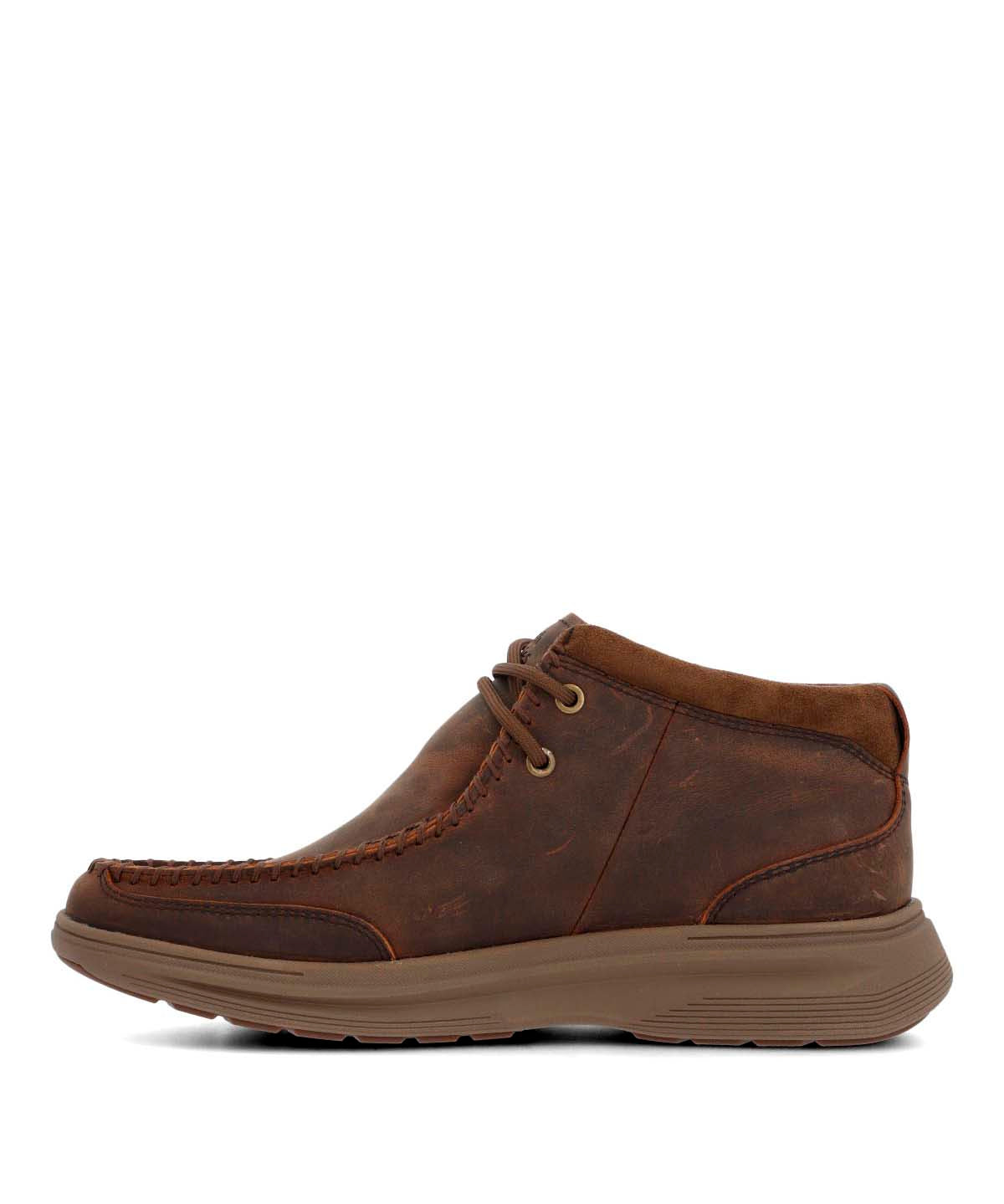 Botin Cuero Hombre Montaro Café Oscuro