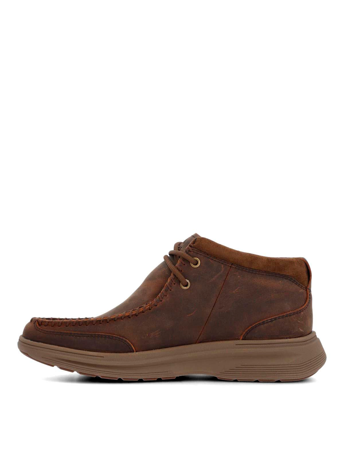 Botin Cuero Hombre Montaro Café Oscuro