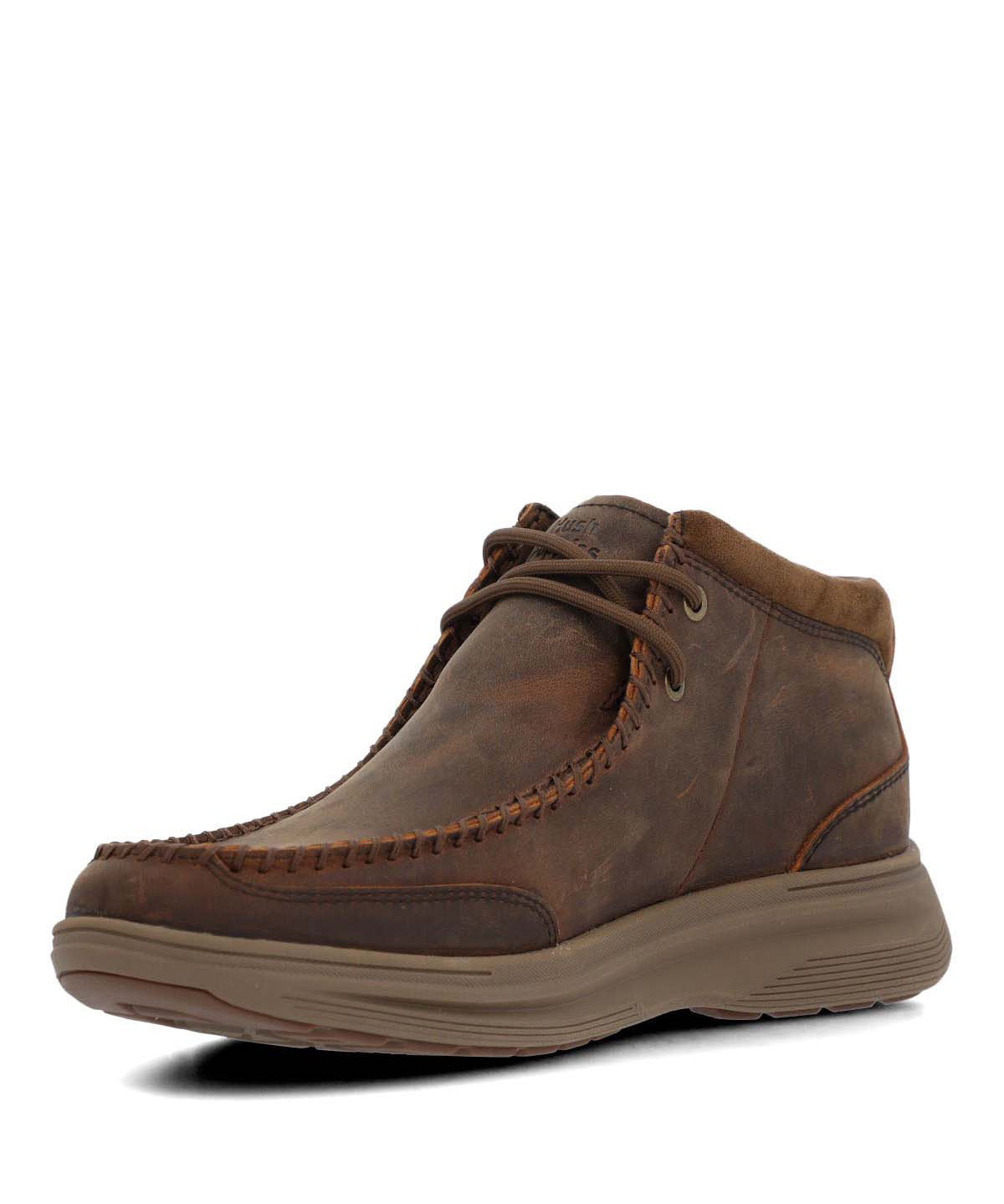 Botin Cuero Hombre Montaro Café Oscuro