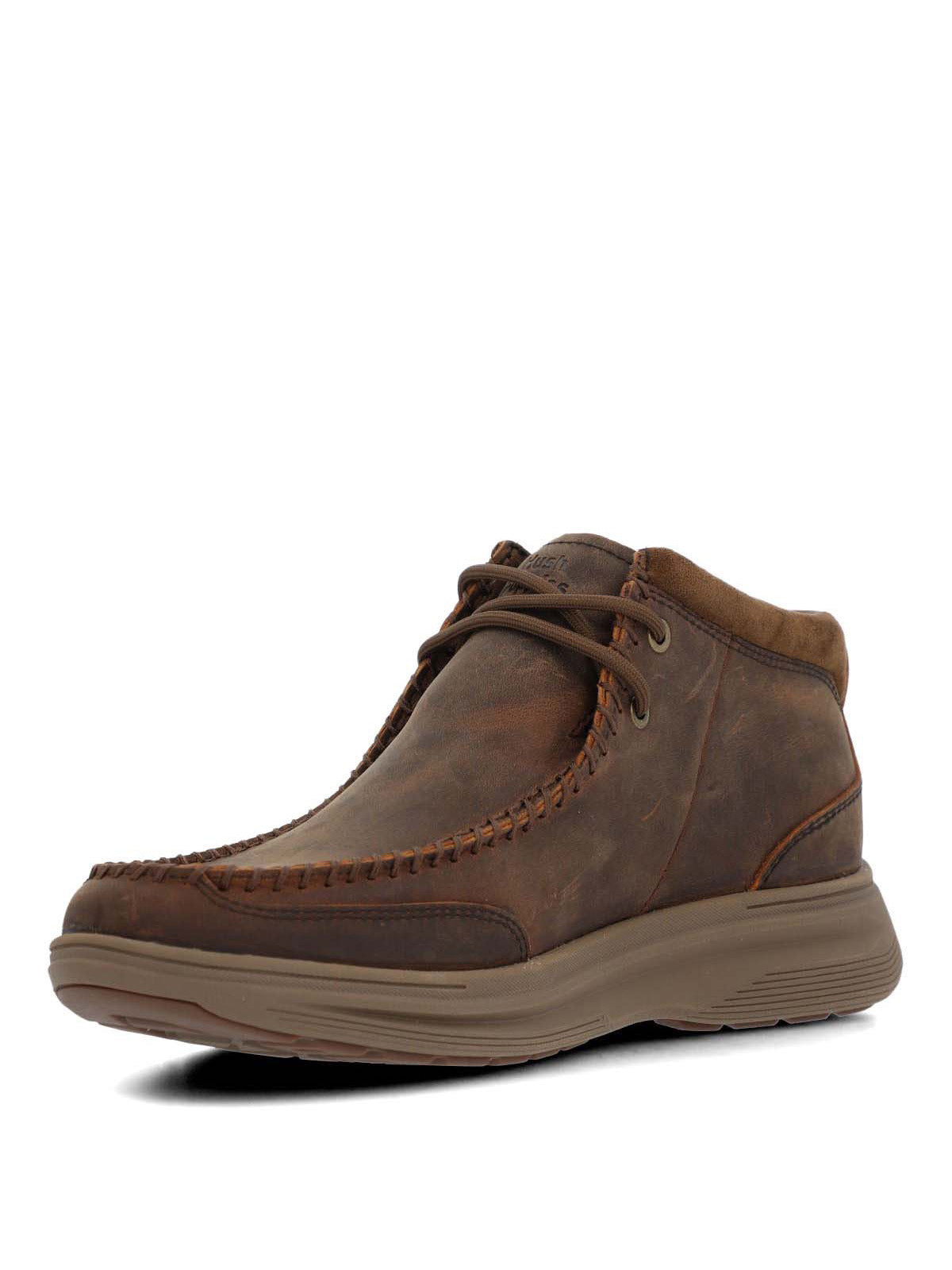 Botin Cuero Hombre Montaro Café Oscuro