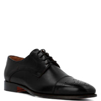 Zapato Italiano Cuero Luggi Negro