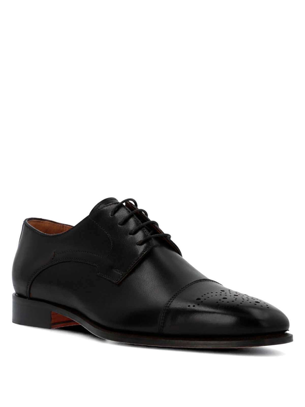 Zapato Italiano Cuero Luggi Negro