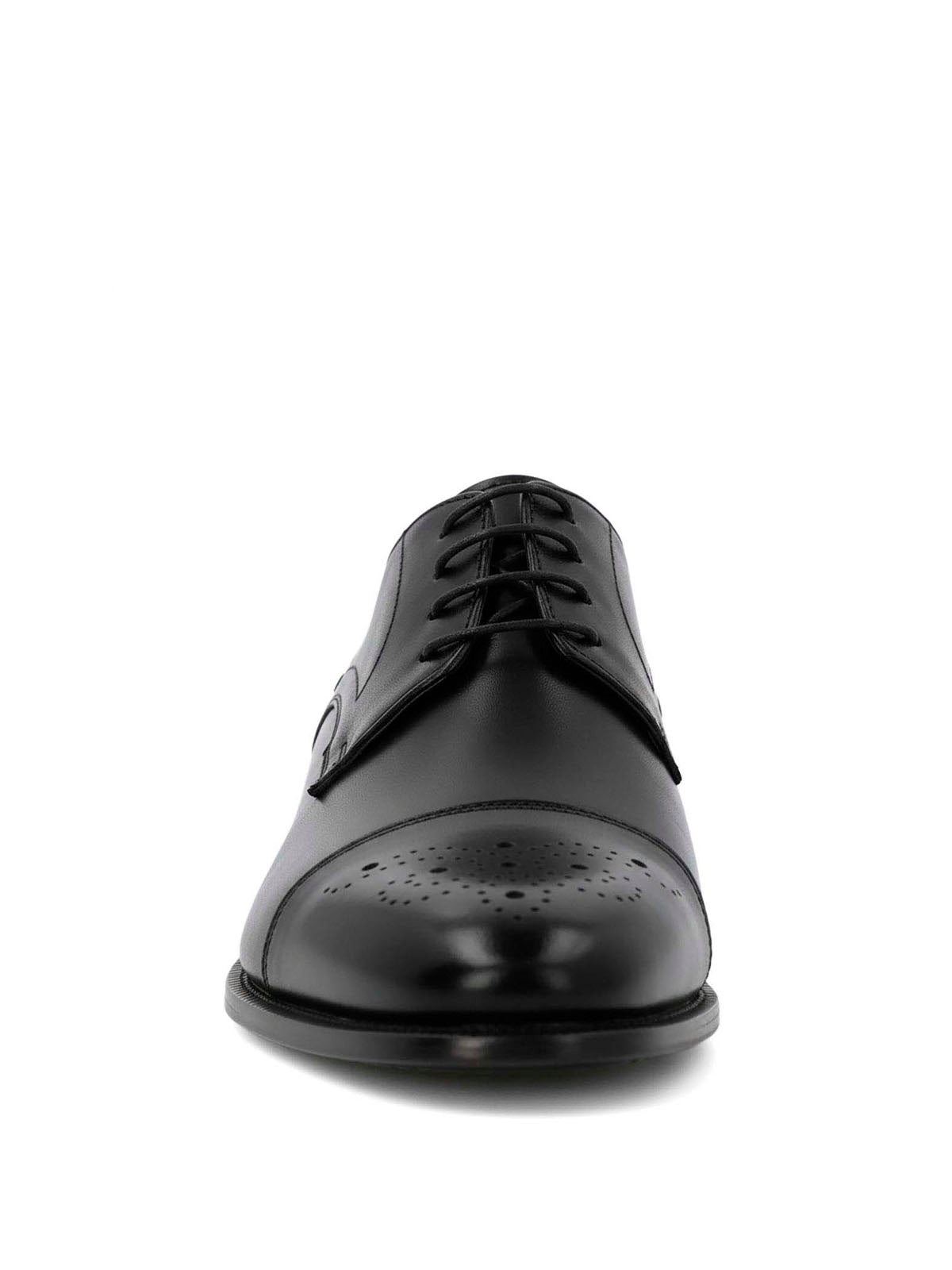 Zapato Italiano Cuero Luggi Negro