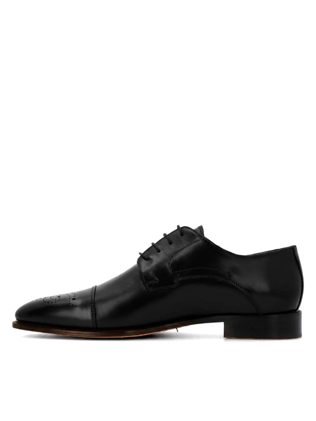 Zapato Italiano Cuero Luggi Negro