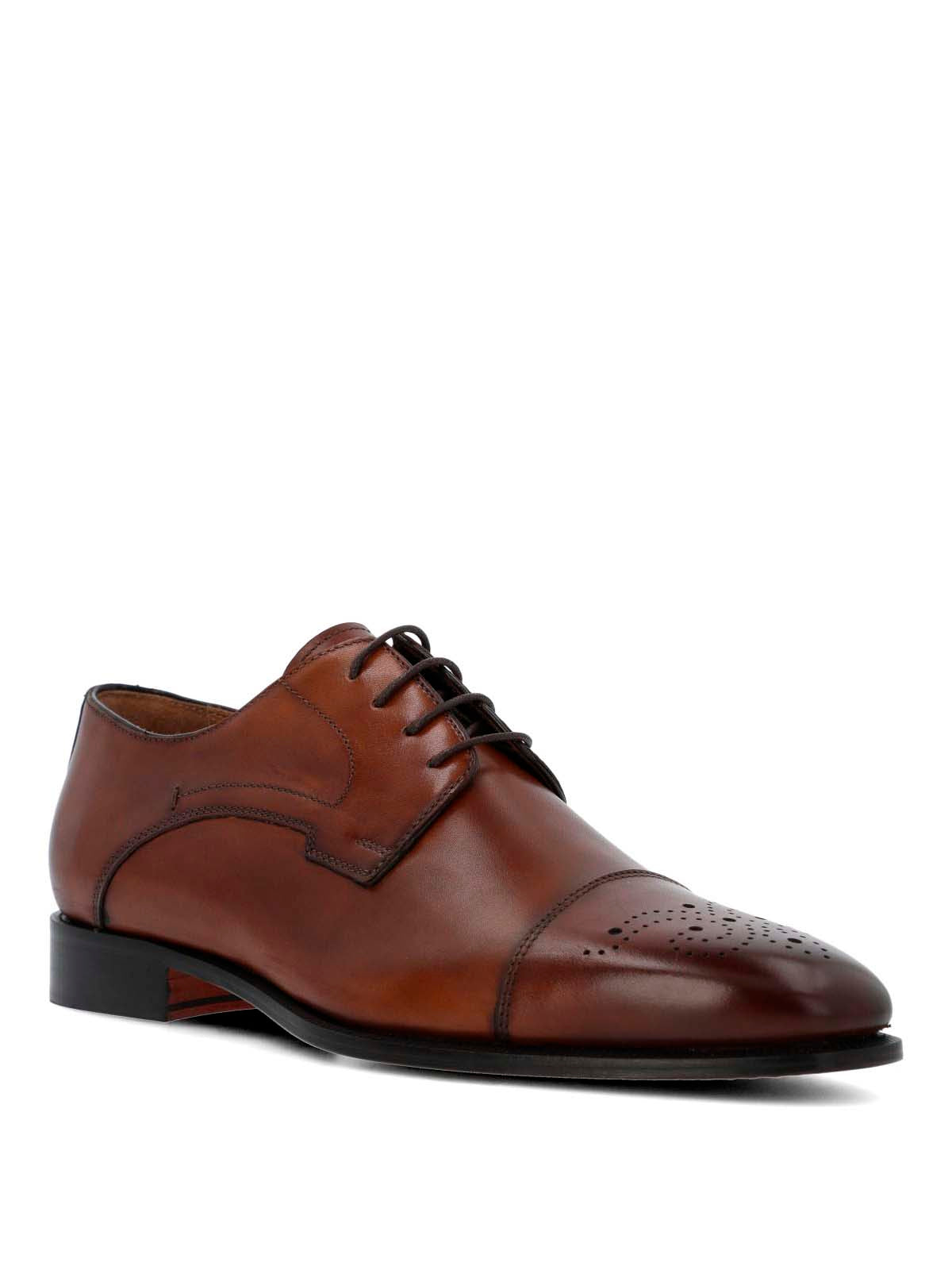 Zapato Italiano Cuero Luggi Café