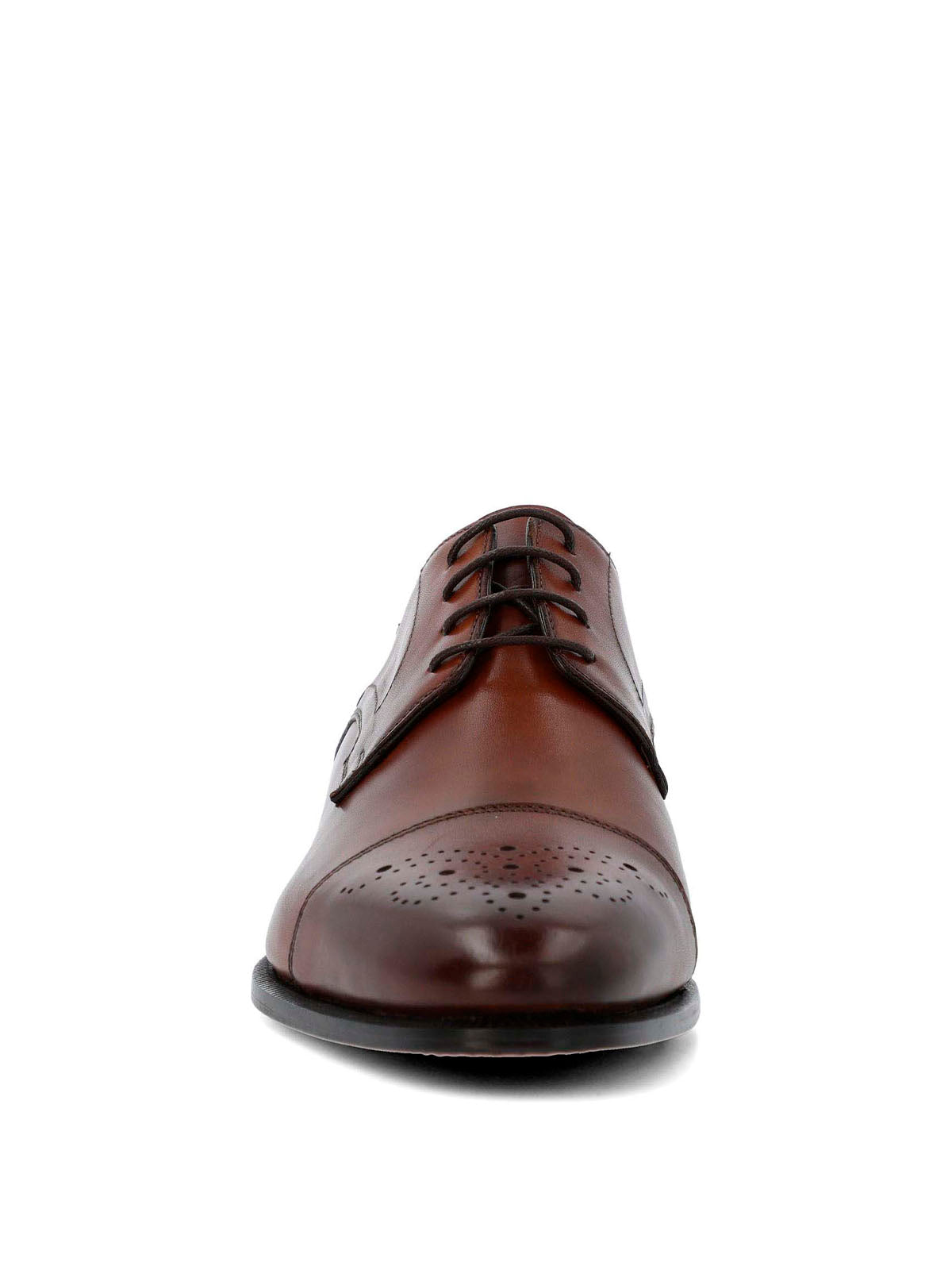 Zapato Italiano Cuero Luggi Café