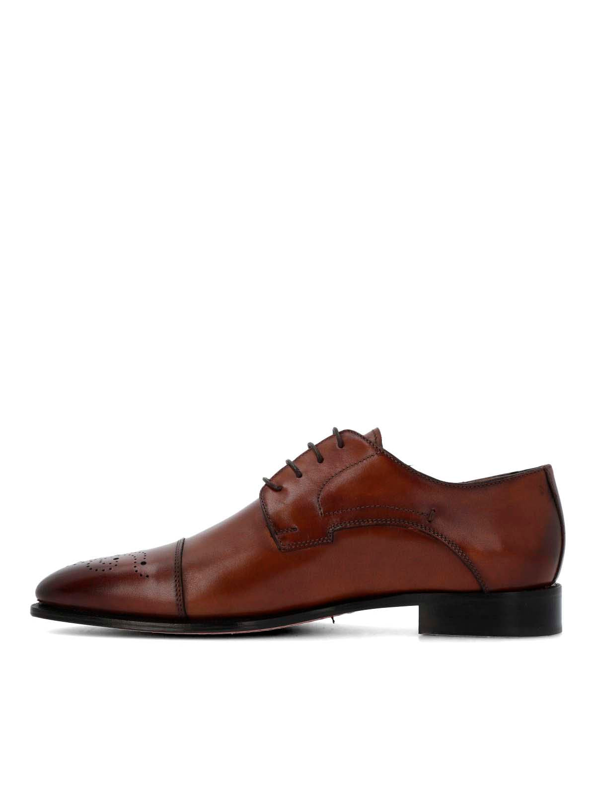 Zapato Italiano Cuero Luggi Café