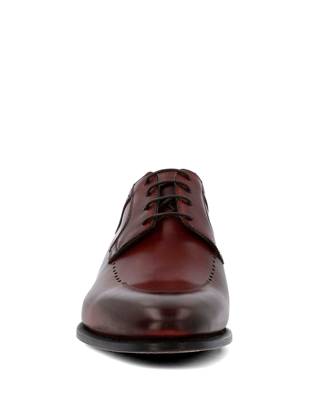 Zapato Italiano Cuero Letto Café