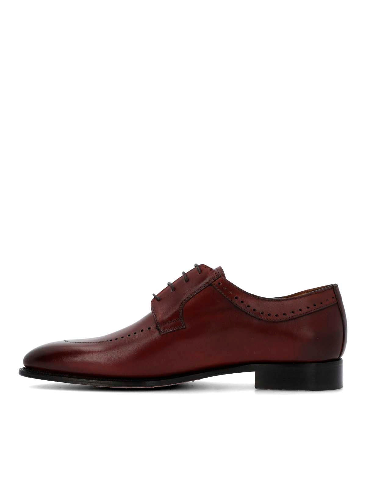 Zapato Italiano Cuero Letto Café