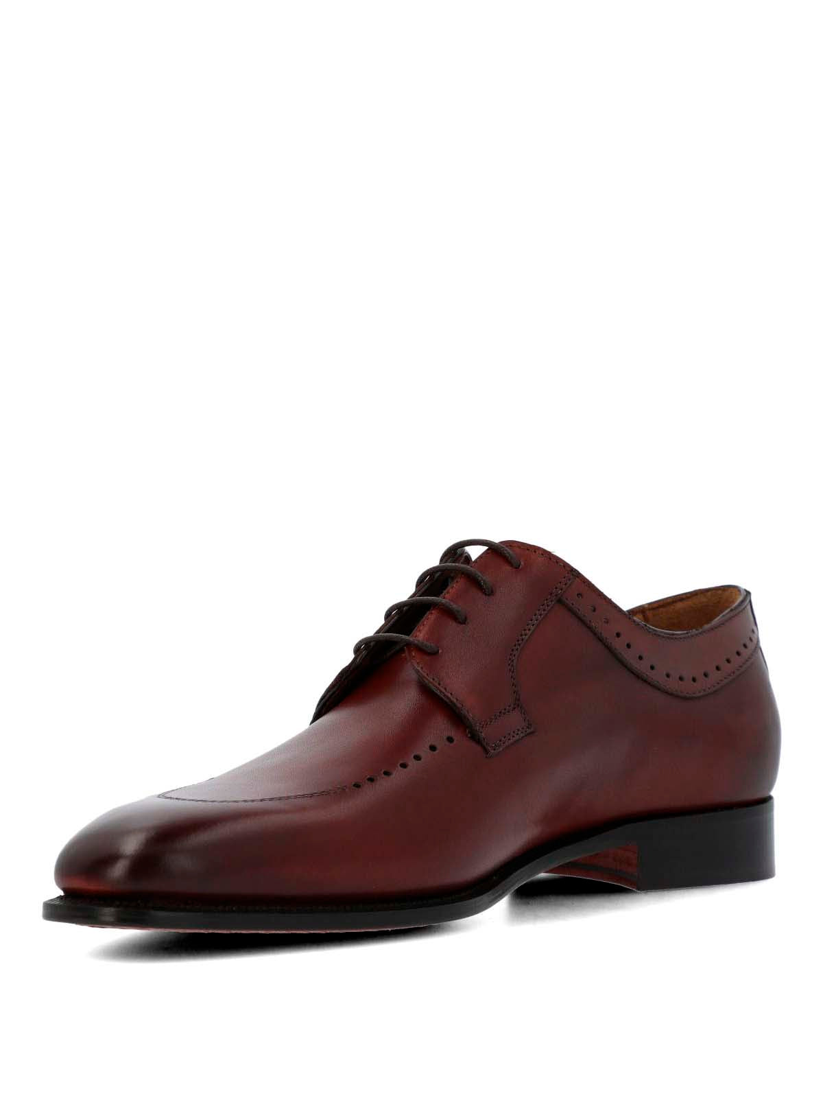 Zapato Italiano Cuero Letto Café