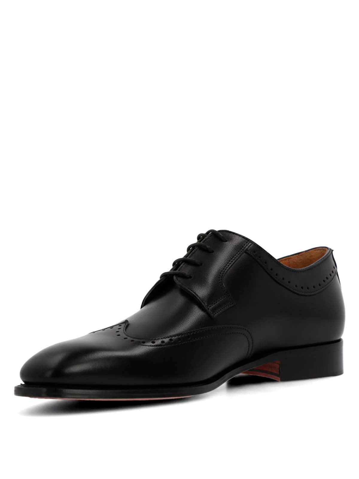 Zapato Italiano Cuero Lorenz Negro
