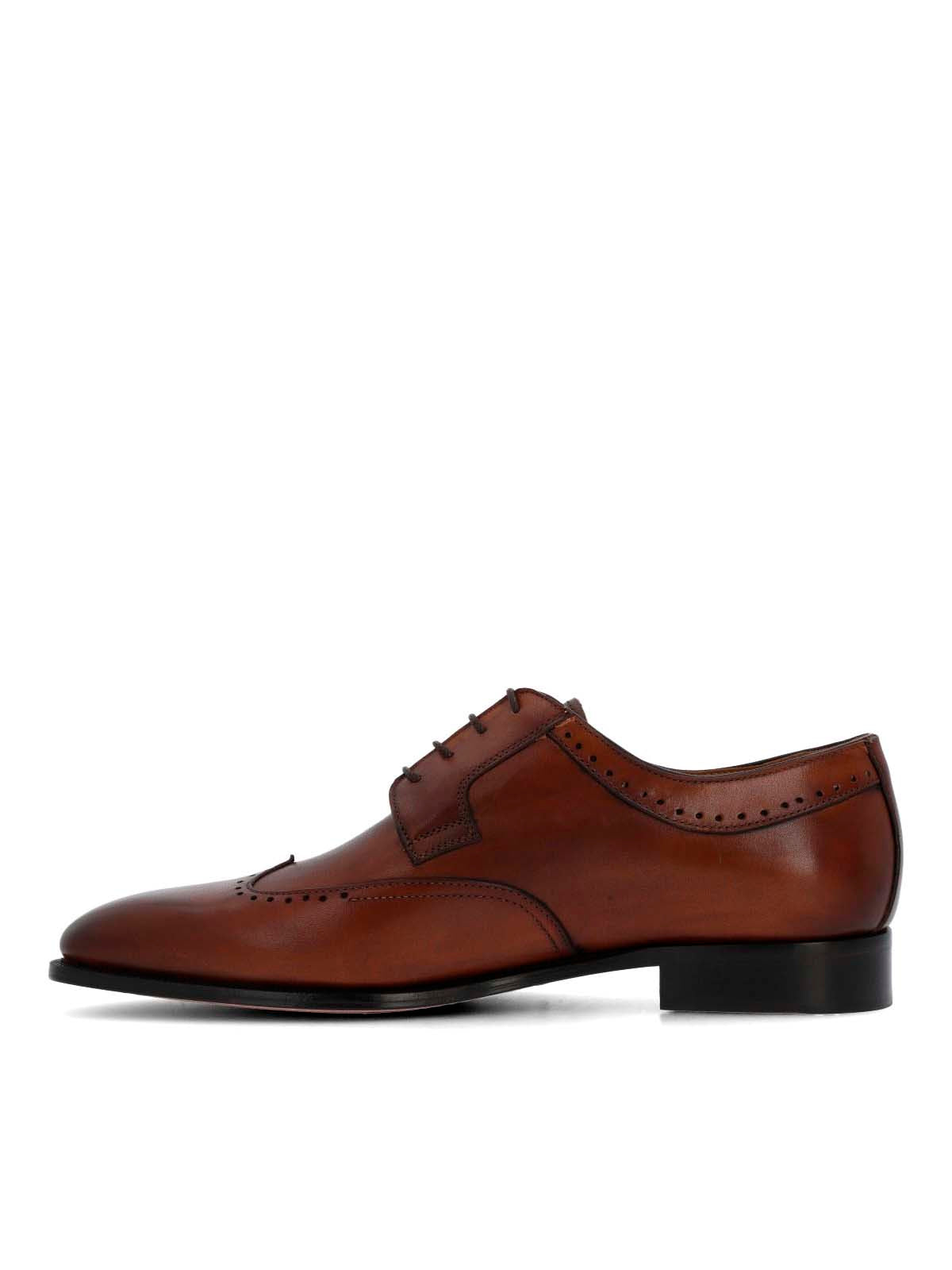 Zapato Italiano Cuero Lorenz Café