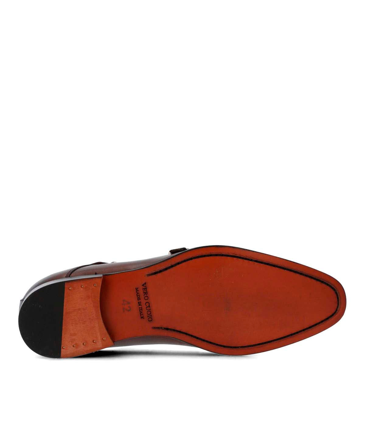 Zapato Italiano Cuero Gelto Café