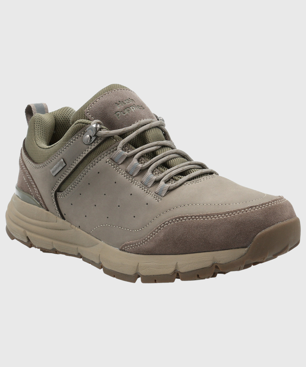 Zapatilla Cuero Hombre Aeon Gris-Hush Puppies Chile