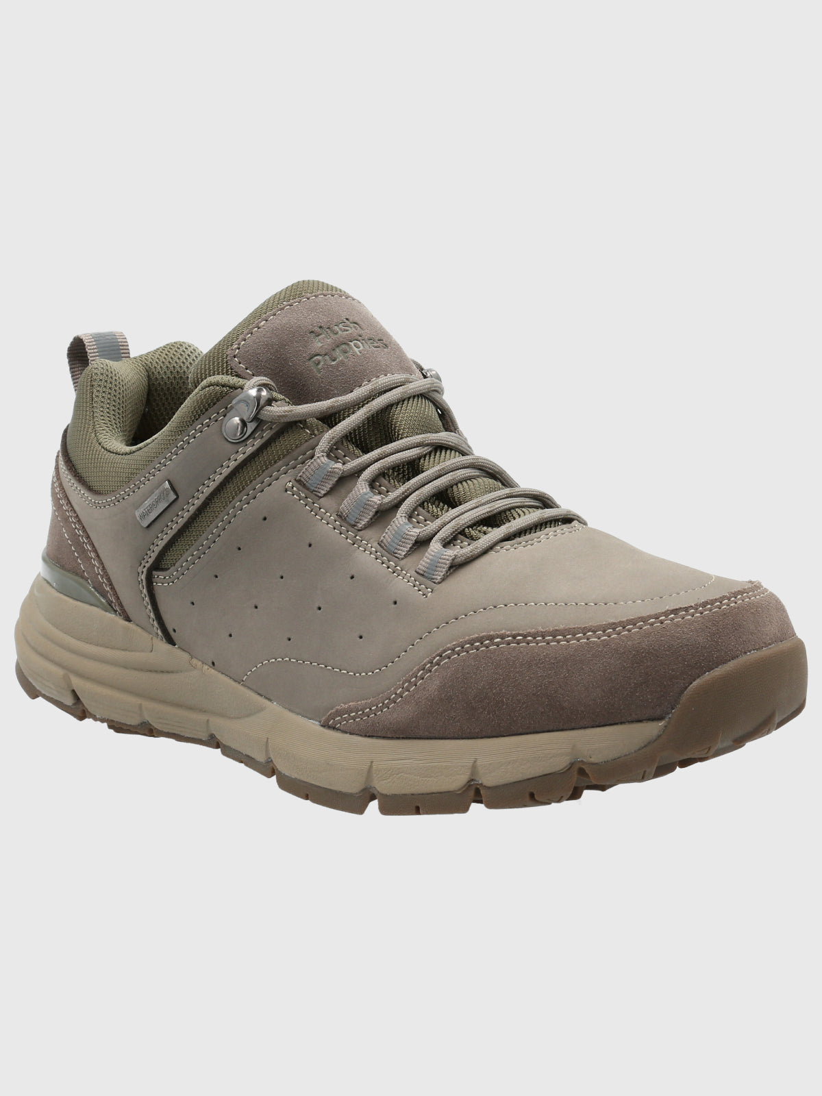Zapatilla Cuero Hombre Aeon Gris-Hush Puppies Chile