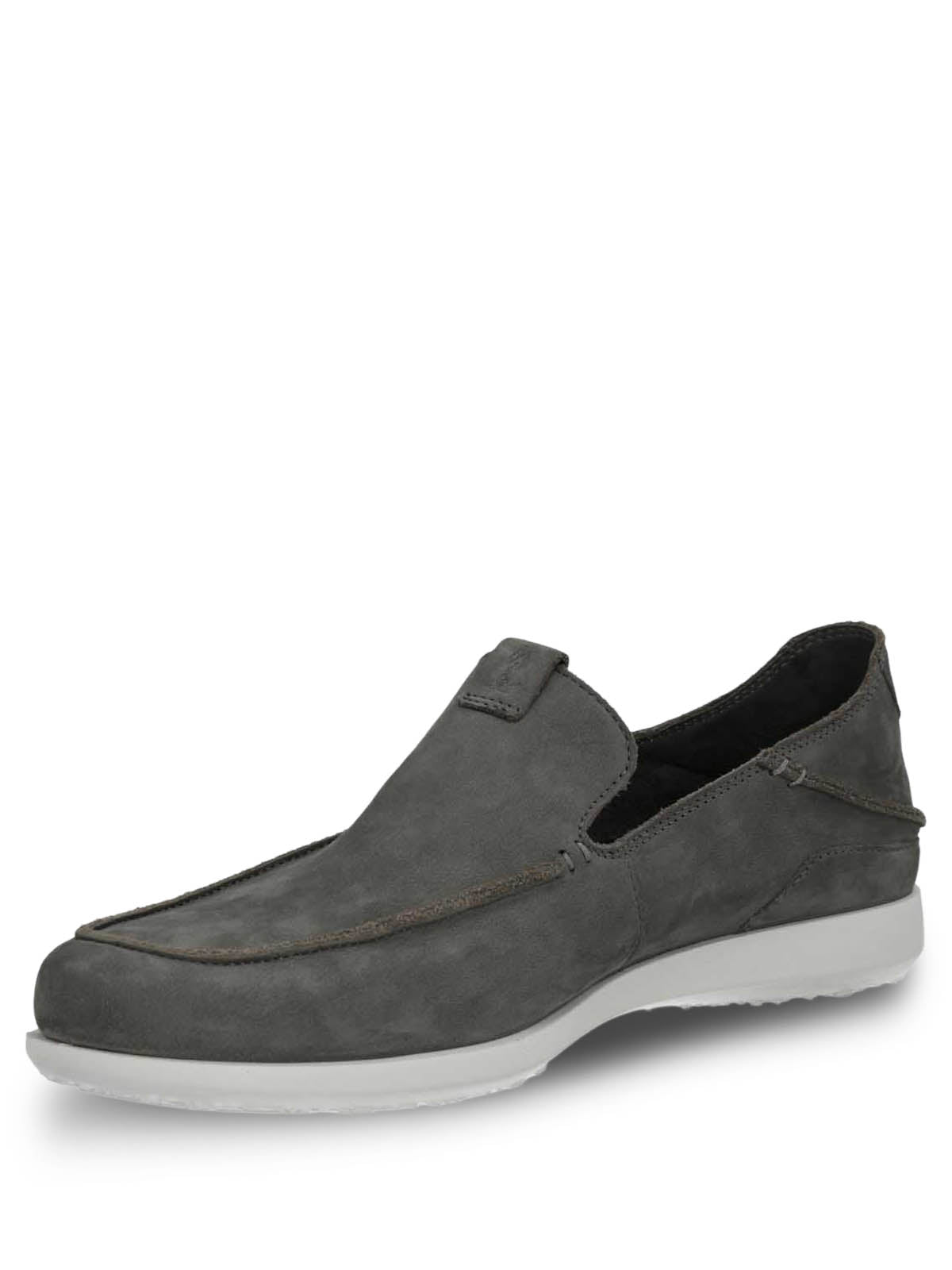 Mocasin Cuero Hombre Welsh Gris Hush Puppies