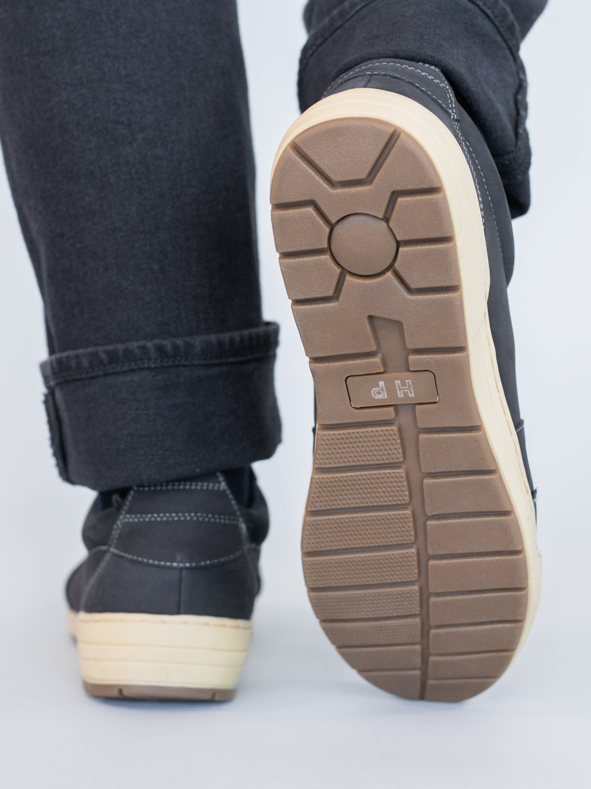 Zapatilla Cuero Hombre Draper Gris | Hush Puppies