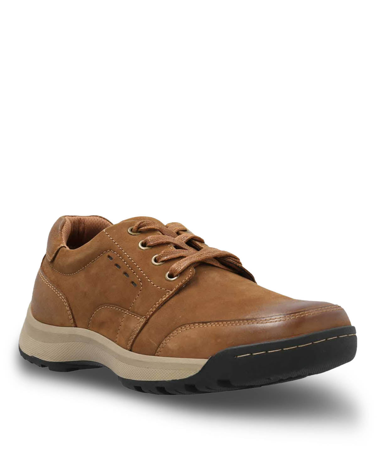 Zapato Cuero Hombre Duran Café Hush Puppies