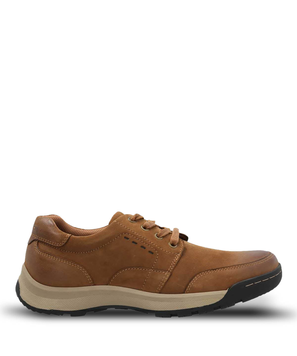 Zapato Cuero Hombre Duran Café Hush Puppies