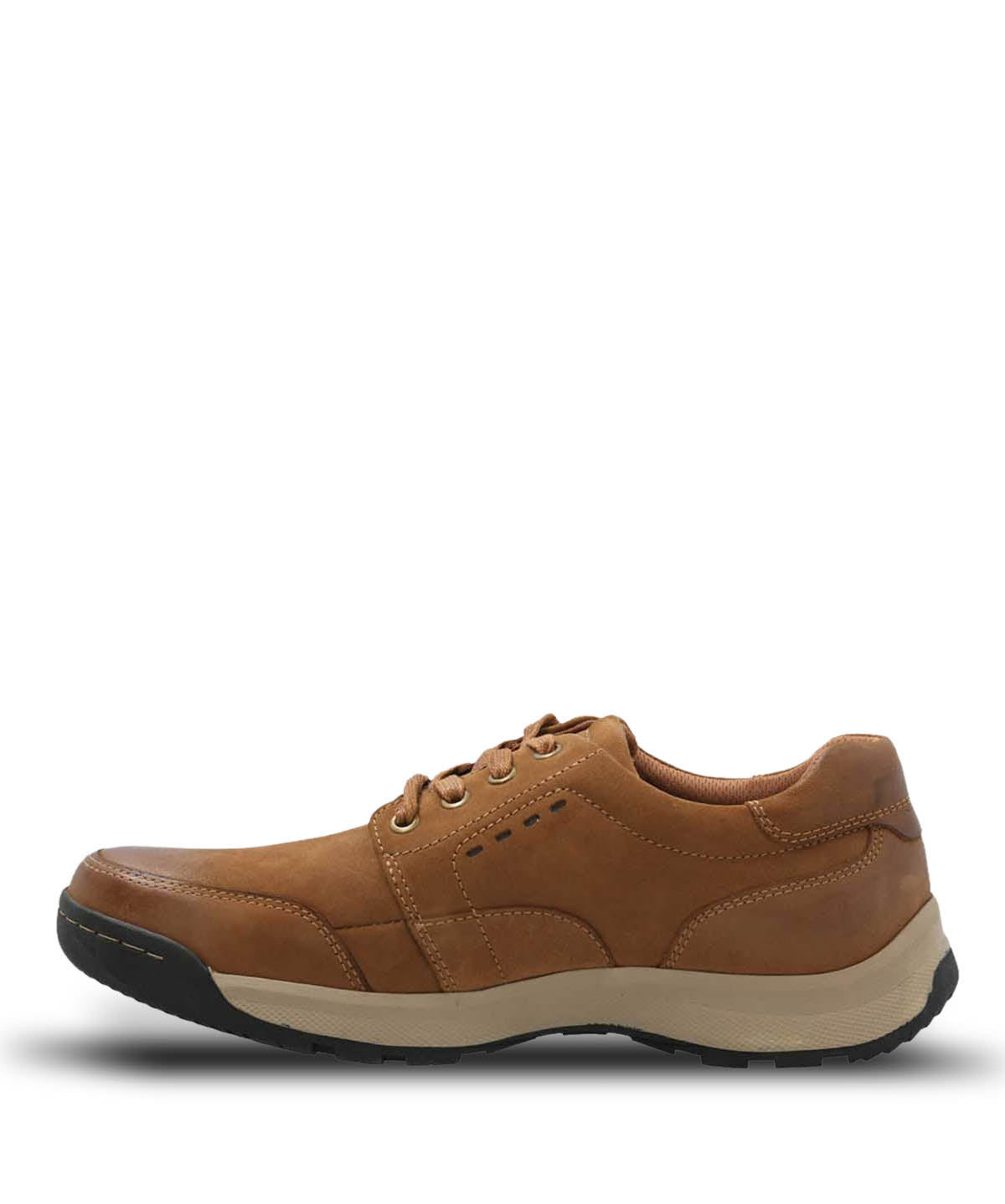 Zapato Cuero Hombre Duran Café Hush Puppies