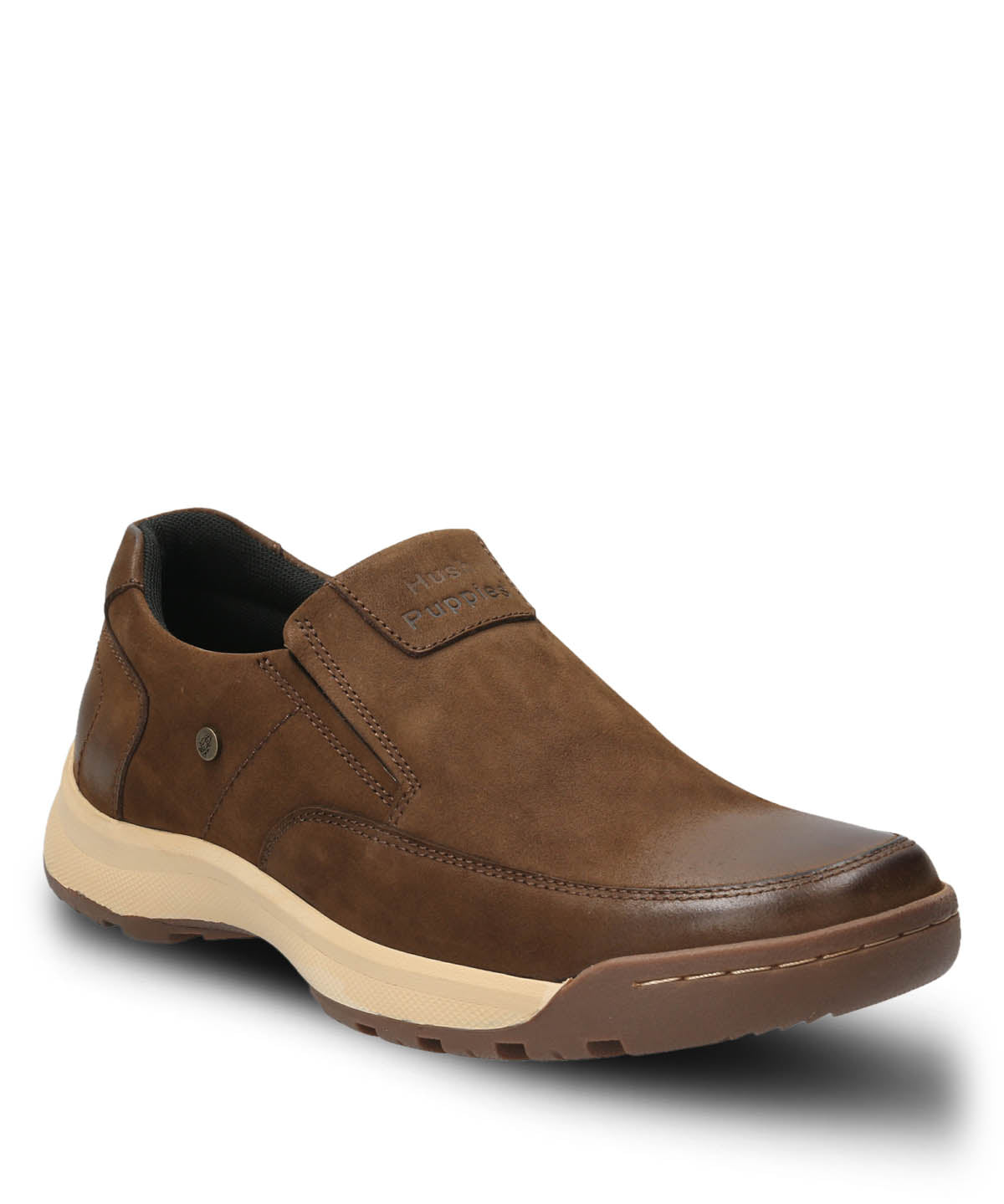 Slip On Cuero Hombre Consin Café | Hush Puppies