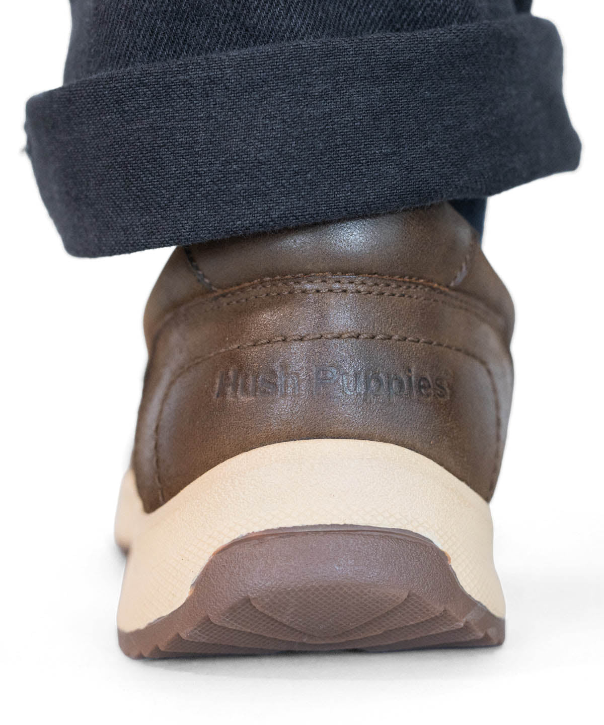 Slip On Cuero Hombre Consin Café | Hush Puppies