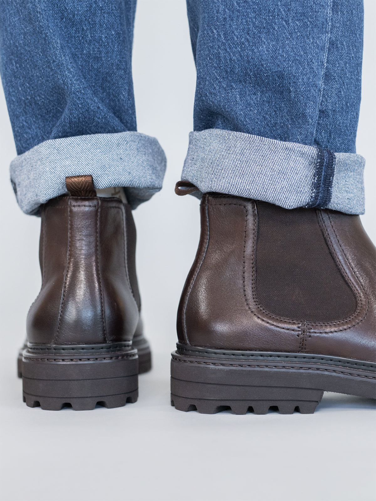 Botin Cuero Hombre Fort Café