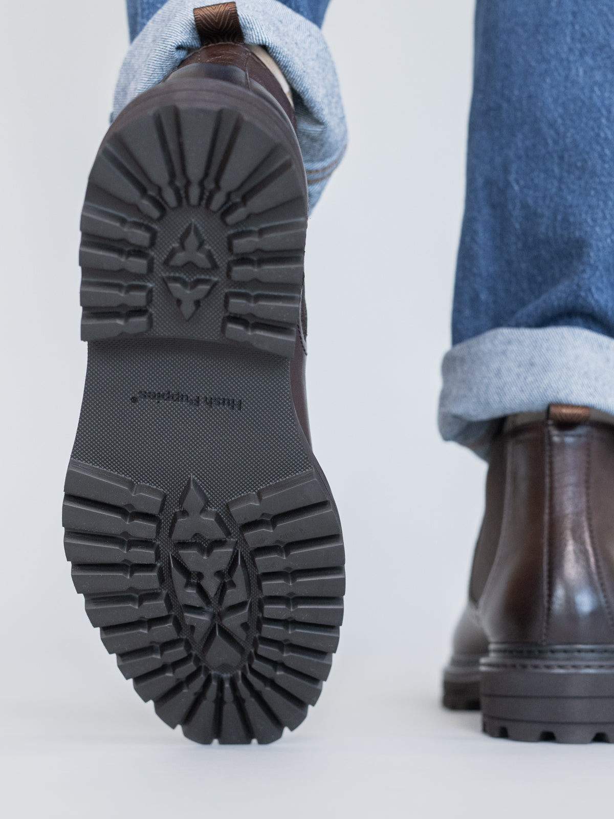Botin Cuero Hombre Fort Café