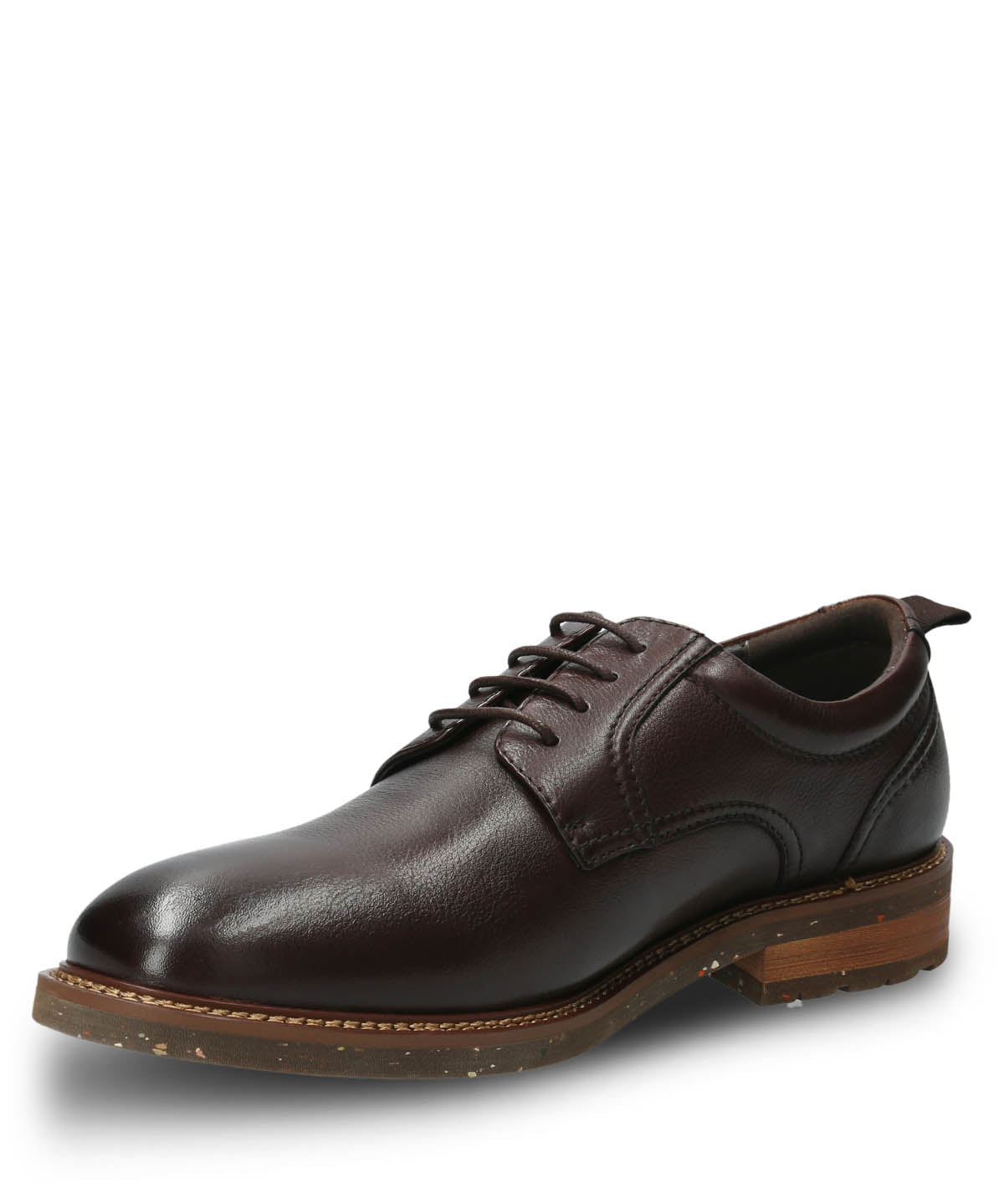 Zapato Cuero Hombre Hinton Café | Hush Puppies