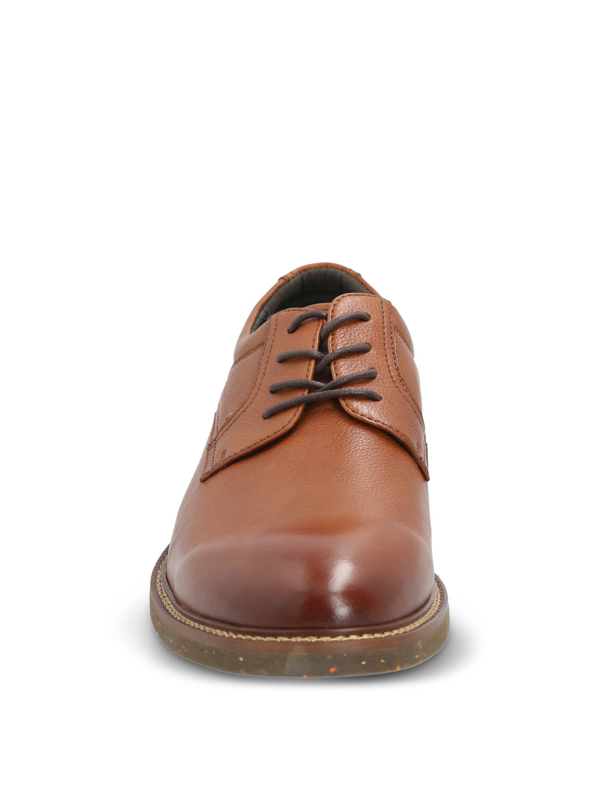 Zapato Cuero Hombre Hinton Café Claro