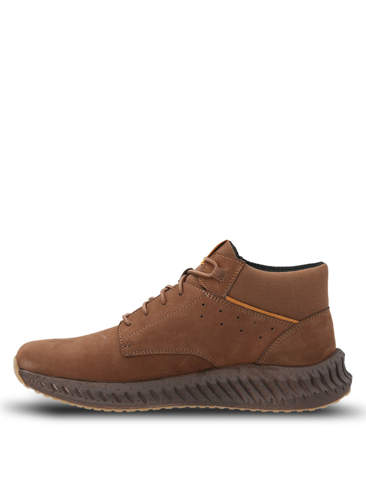 Botin Cuero Spinal Bootee Café Hush Puppies