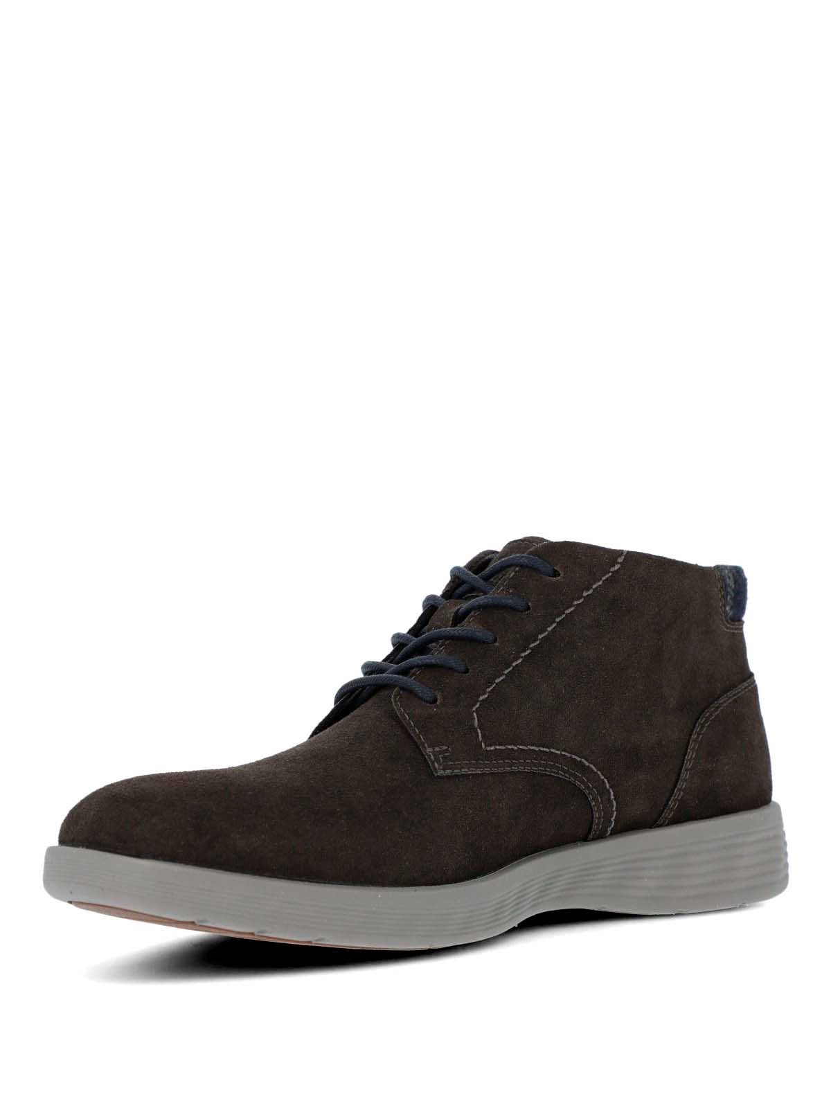 Botin Cuero Hombre Spinal City Gris