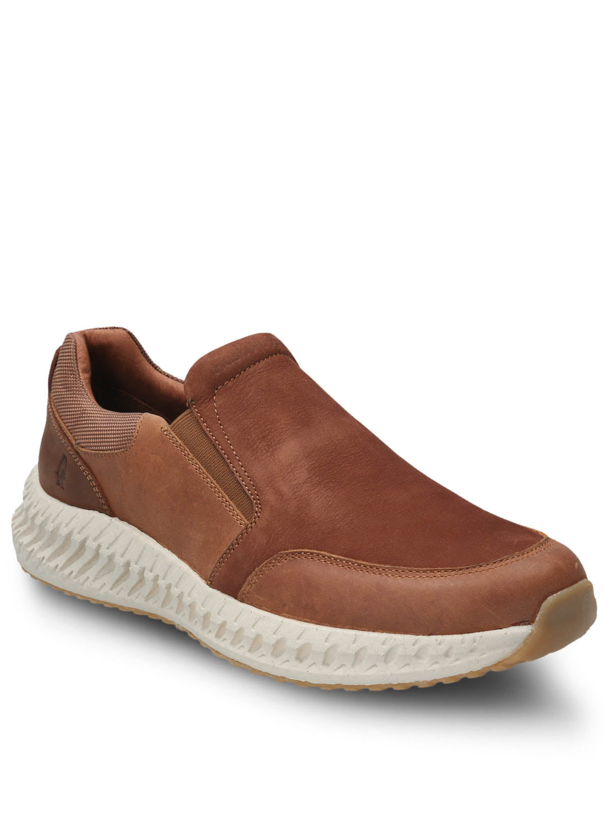 Slip On Cuero Hombre Spinal Up Café