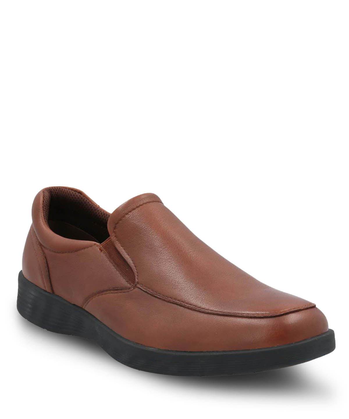 Slip On Cuero Hombre Spinal Urban Café | Hush Puppies