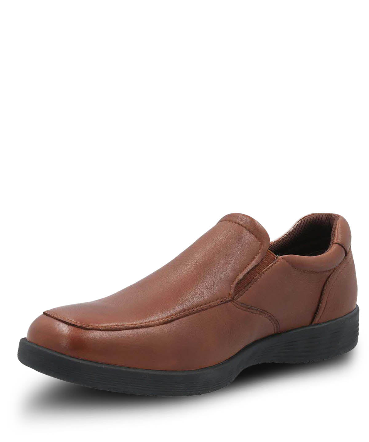 Slip On Cuero Hombre Spinal Urban Café | Hush Puppies