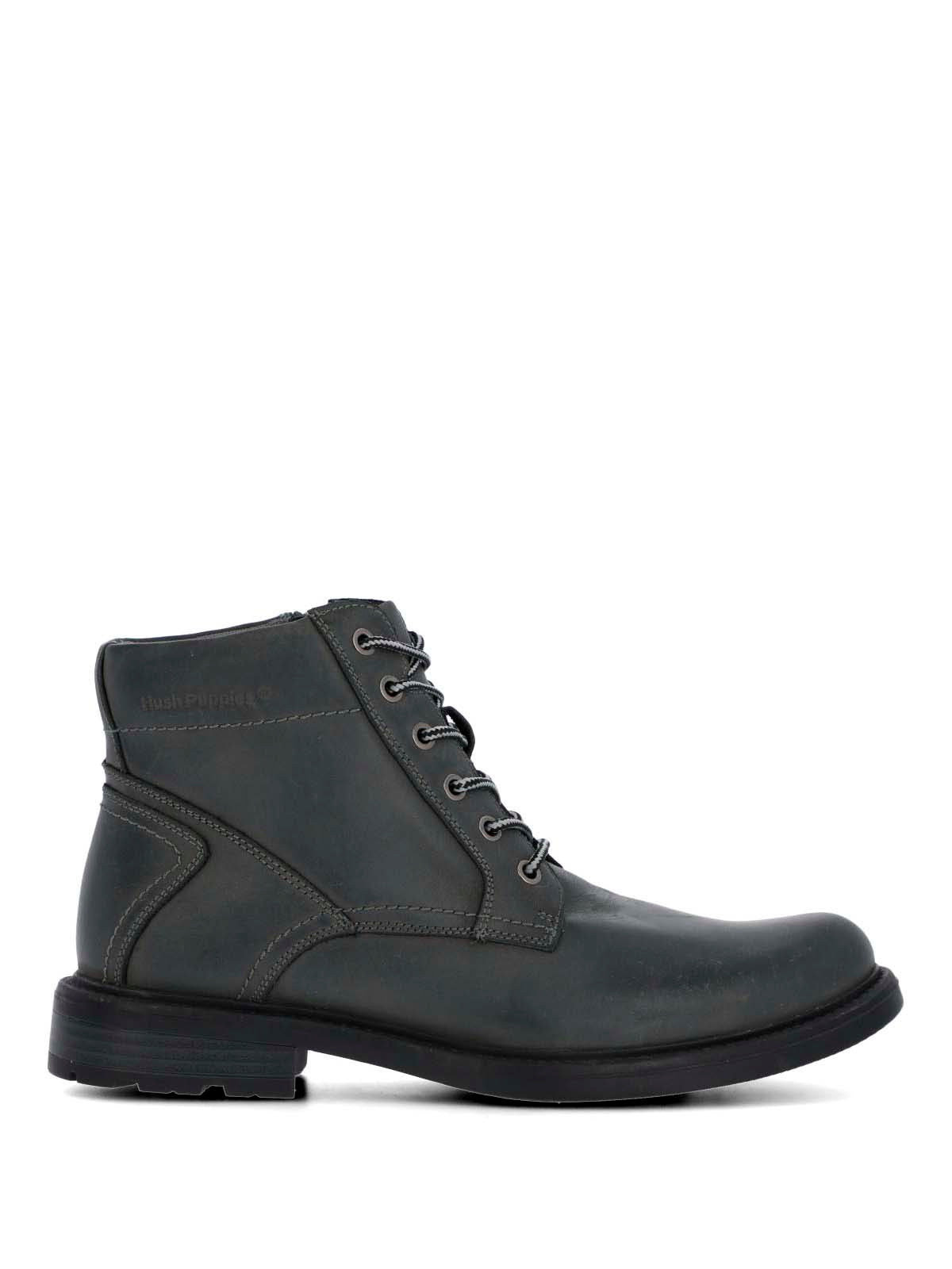 Botin Cuero Hombre Quero Gris