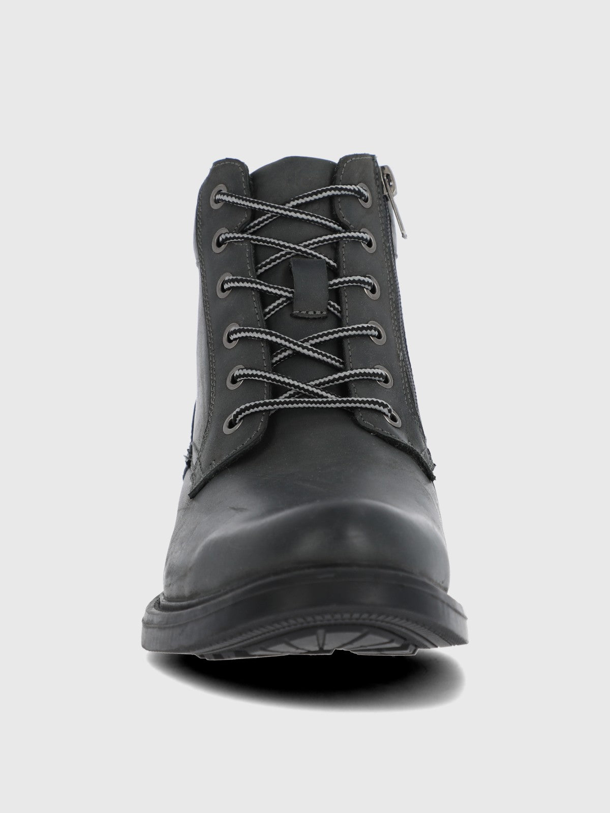 Botin Cuero Hombre Quero Gris