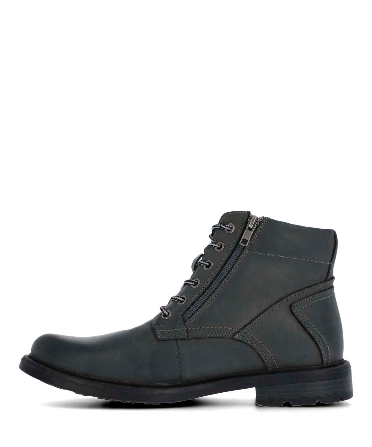 Botin Cuero Hombre Quero Gris
