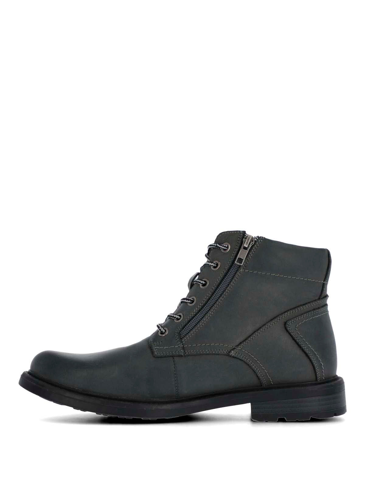 Botin Cuero Hombre Quero Gris