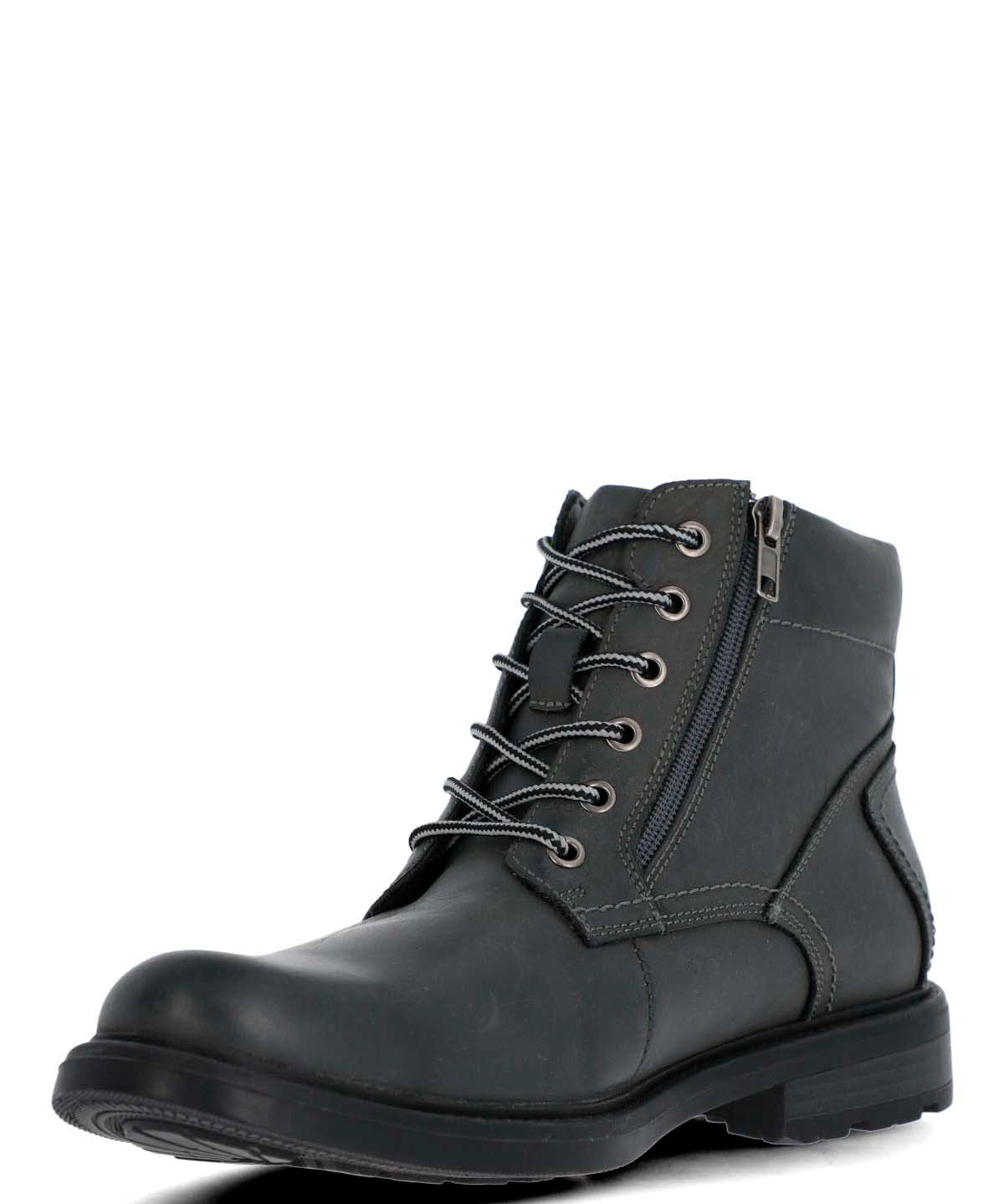 Botin Cuero Hombre Quero Gris