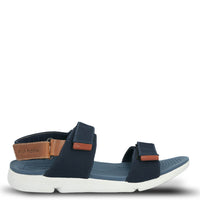 Sandalia Caruso Hombre Azul Oscuro