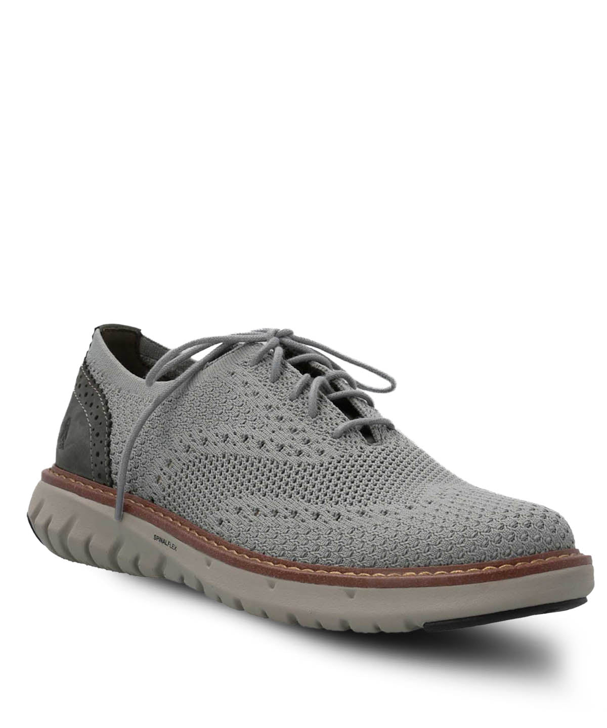 Zapato Smart Hombre Knit Wingtip Gris Hush Puppies