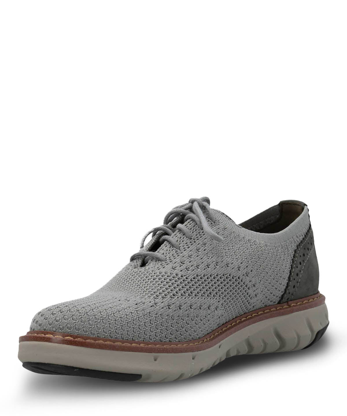 Zapato Smart Hombre Knit Wingtip Gris Hush Puppies