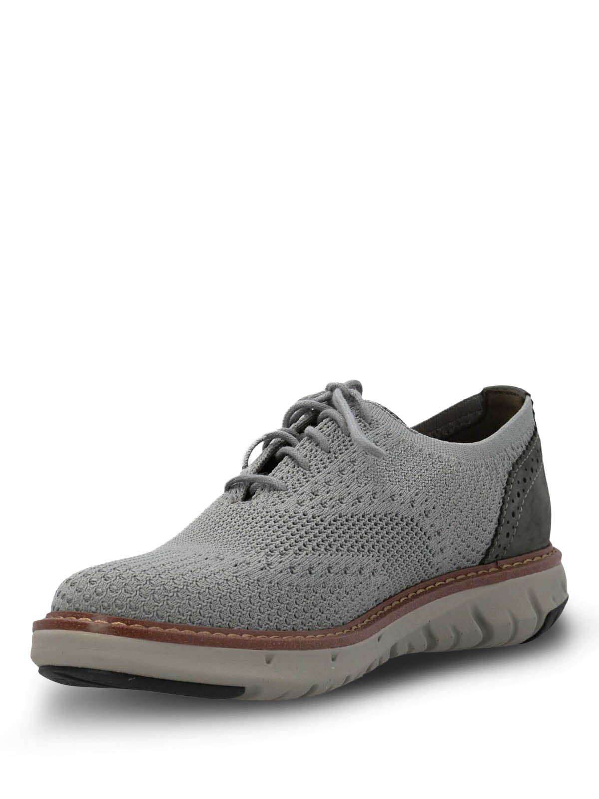 Zapato Smart Hombre Knit Wingtip Gris Hush Puppies