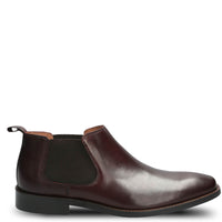 Botin Vestir Cuero Hombre Twist Burdeo Hush Puppies