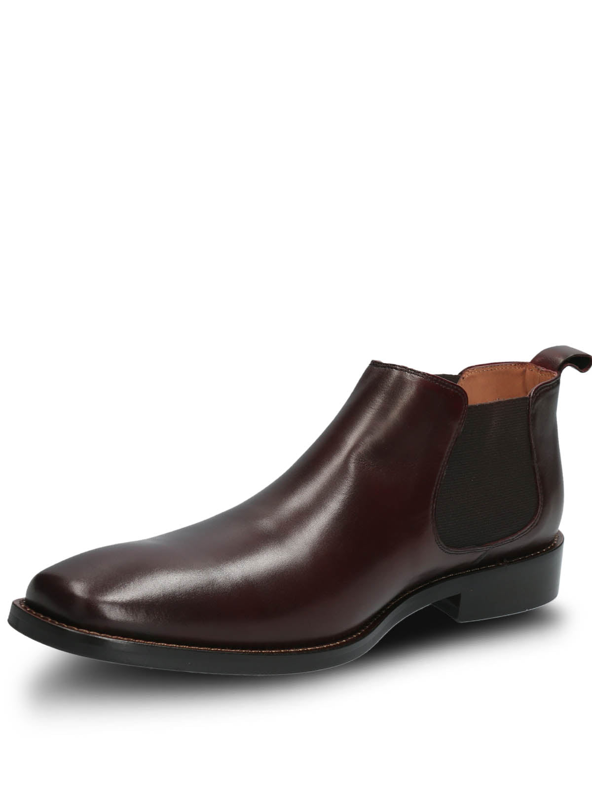 Botin Vestir Cuero Hombre Twist Burdeo Hush Puppies