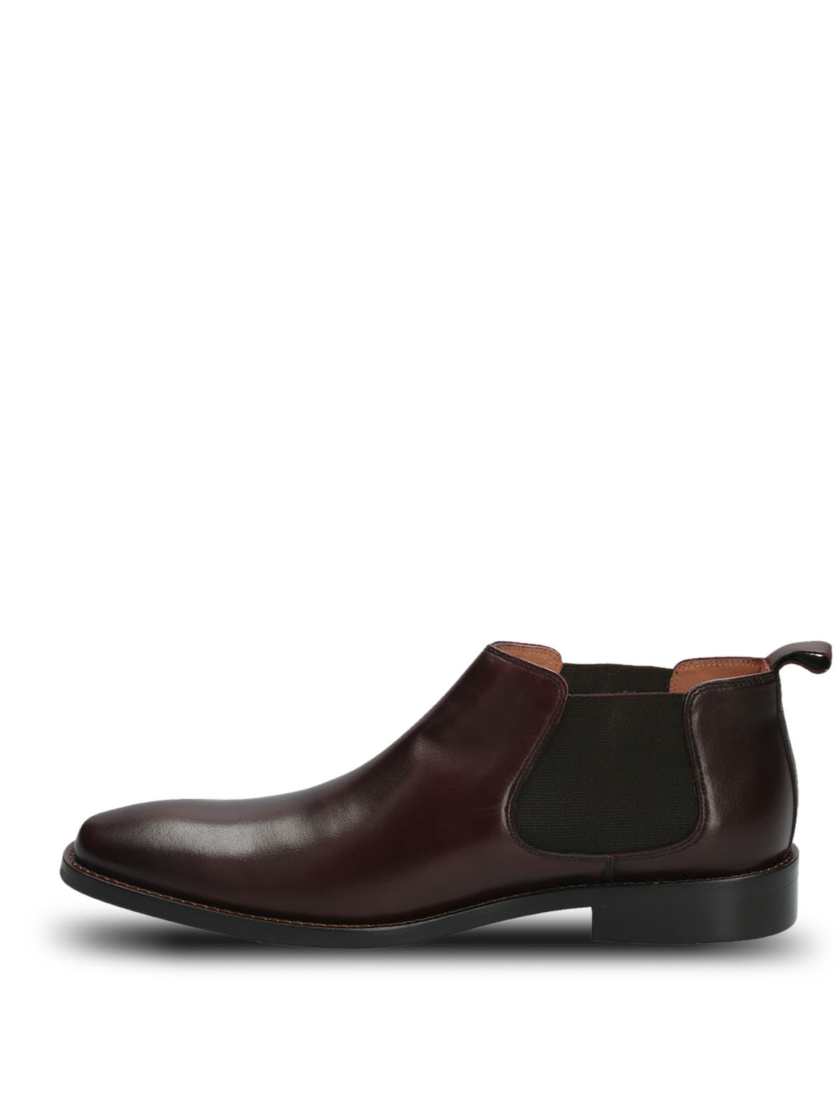 Botin Vestir Cuero Hombre Twist Burdeo Hush Puppies