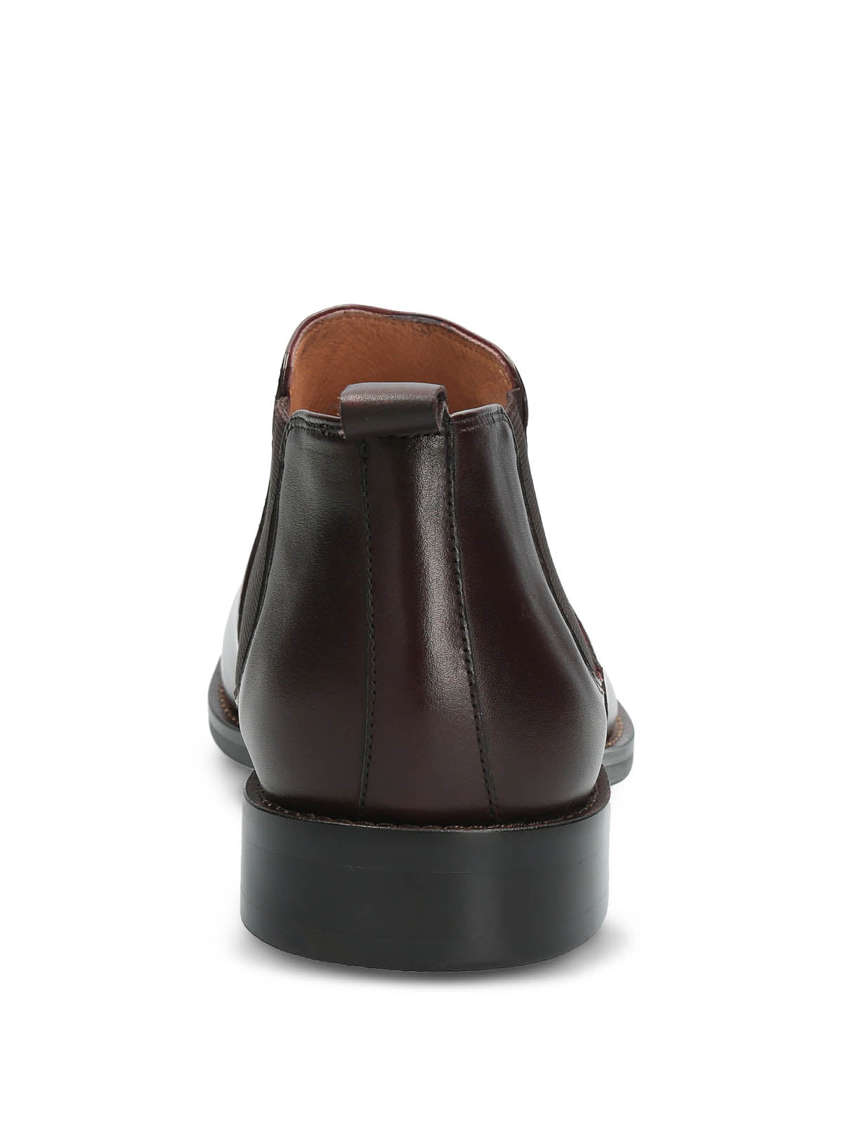 Botin Vestir Cuero Hombre Twist Burdeo Hush Puppies