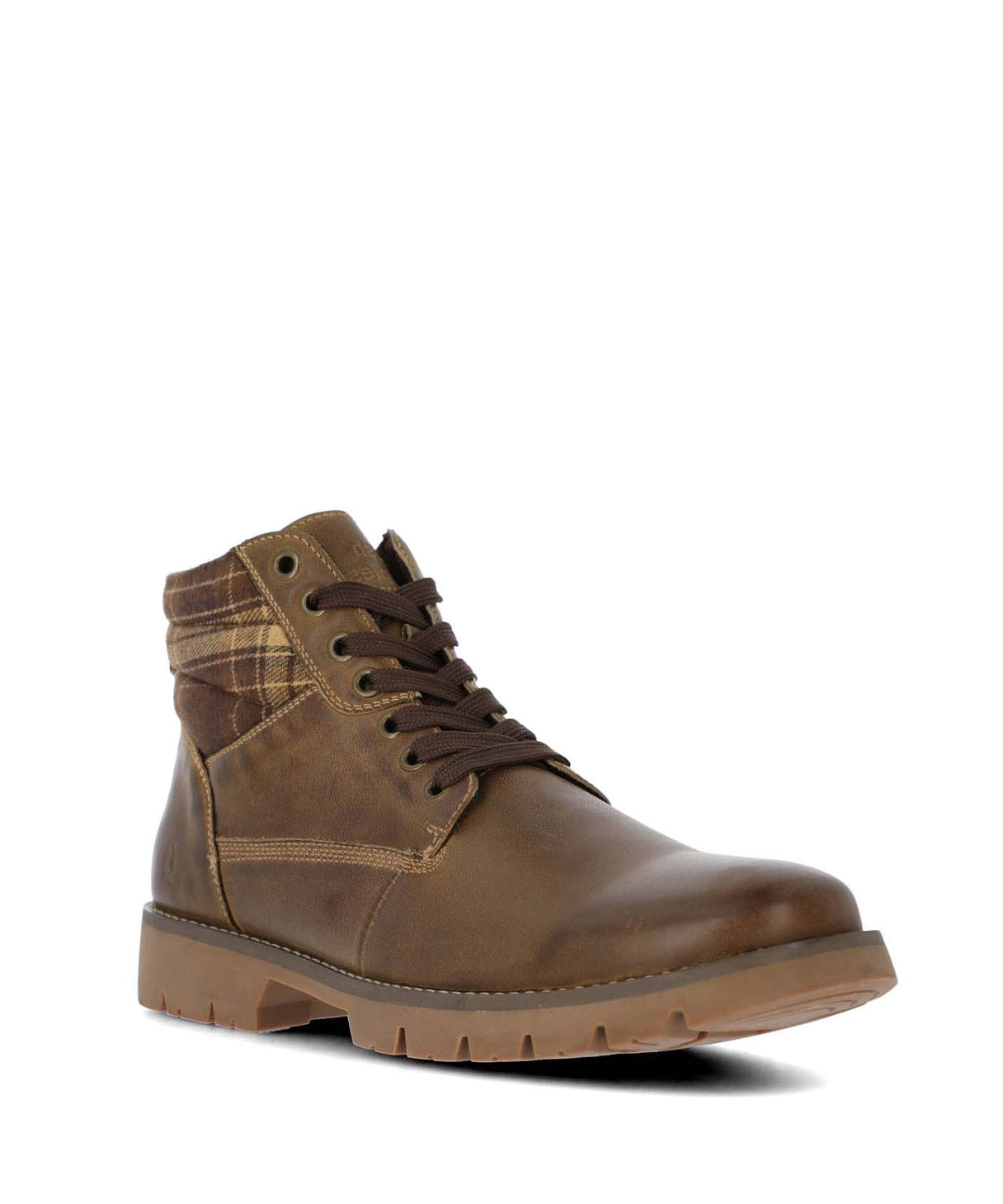 Botin Cuero Hombre Rosco Café