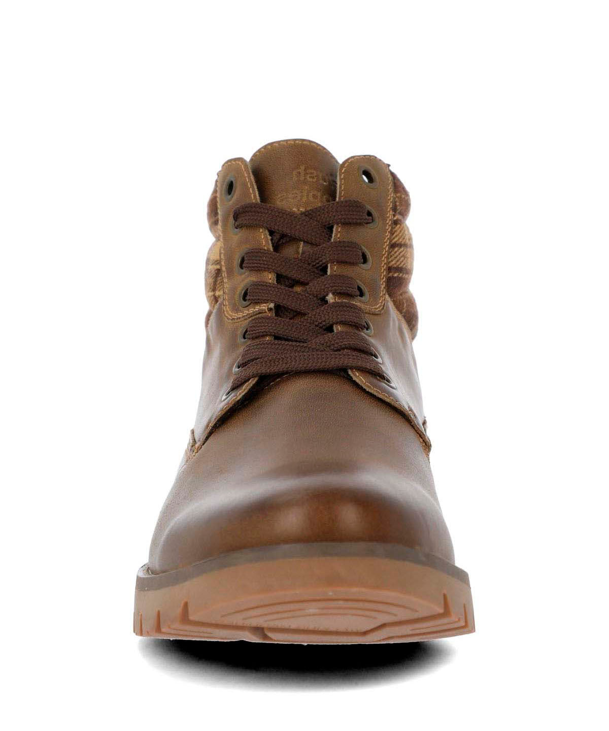 Botin Cuero Hombre Rosco Café